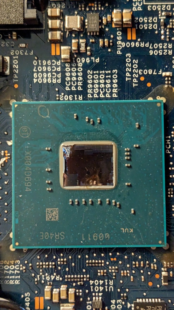 Blown INTEL CM246 Chipset